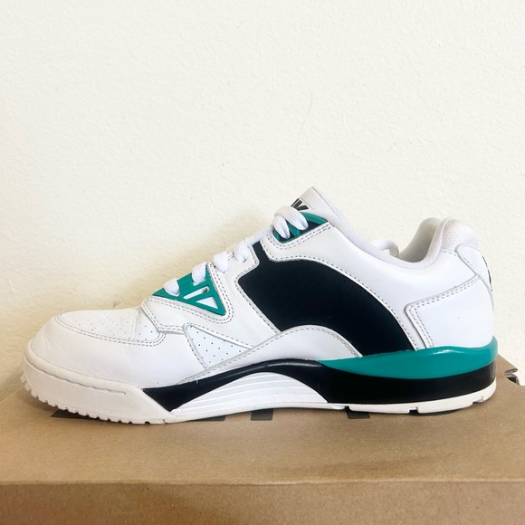 SOLD ❌ Nike Air Cross Trainer3 Low White Neptune Green Black size 10 CJ8172-101 - Picture 4 of 9